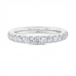 1.11Ct 14K White Gold Diamond Eternity Band Size 5.5