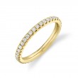 0.55Ct 14K Yellow Gold Diamond Eternity Band Size 6.5