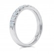 A 14K White Gold Band That Is Set With Diamonds Weighing .90 Carat Total. G/H, Vs-Si