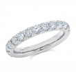 1.92Ct 14K White Gold Diamond Eternity Band Size 6