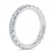 1.92Ct 14K White Gold Diamond Eternity Band Size 6