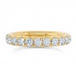 1.84Ct 14K Yellow Gold Diamond Eternity Band Size 5.5