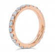 1.84Ct 14K Rose Gold Diamond Eternity Band Size 5.5