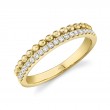 0.18Ct 14K Yellow Gold Diamond Lady's Ring Size 8