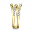 0.61Ct 14K Yellow Gold Diamond Ring