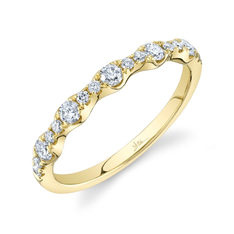 0.40Ct 14K Yellow Gold Diamond Lady's Band Size 6