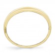 0.92Ct 14K Yellow Gold Diamond Bangle
