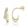 0.20Ct 14K Yellow Gold Diamond Earrings