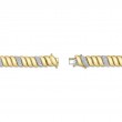 1.48Ct 14K Yellow Gold Diamond Ribbed Bracelet