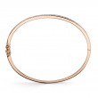0.52Ct 14K Rose Gold Diamond Pave Bangle