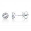 0.24ct 14k White Gold Diamond Stud Earrings
