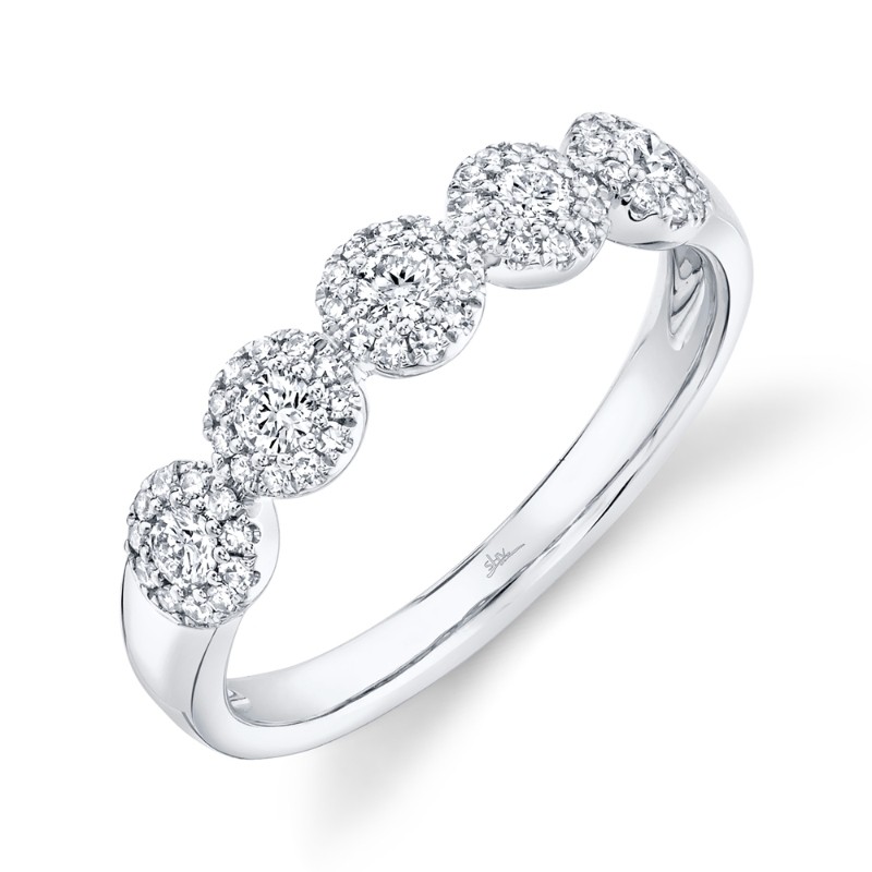 0.40Ct 14K White Gold Diamond Lady's Band
