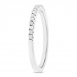 0.18Ct 14K White Gold Diamond Lady's Band
