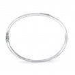 0.38Ct 14K White Gold Diamond Bangle
