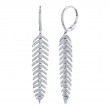 0.60Ct Diamond Feather Earrings
