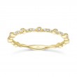 0.06ct 14k Yellow Gold Diamond Lady's Band