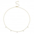 0.30Ct 14K Yellow Gold Diamond Necklace