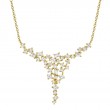 0.71Ct 14K Yellow Gold Diamond Baguette Necklace