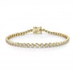 1.90Ct Diamond Bezel Tennis Bracelet