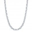 8.72Ct 14K White Gold Diamond Pave Link Necklace