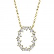 0.36Ct 14K Yellow Gold Diamond Necklace