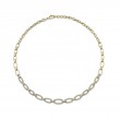 2.53Ct 14K Yellow Gold Diamond Link Necklace