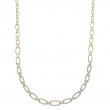 2.53Ct 14K Yellow Gold Diamond Link Necklace