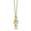 0.25Ct Diamond Cross Necklace