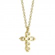 0.25Ct Diamond Cross Necklace