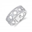 0.58Ct 14K White Gold Diamond Lady's Ring