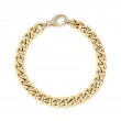 Shy Creation Diamond Bracelet 1/4 Ct Tw Round 14K Yellow Gold 7