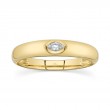 Shy Creation Diamond Ring 1/20 Ct Tw Marquise 14K Yellow Gold