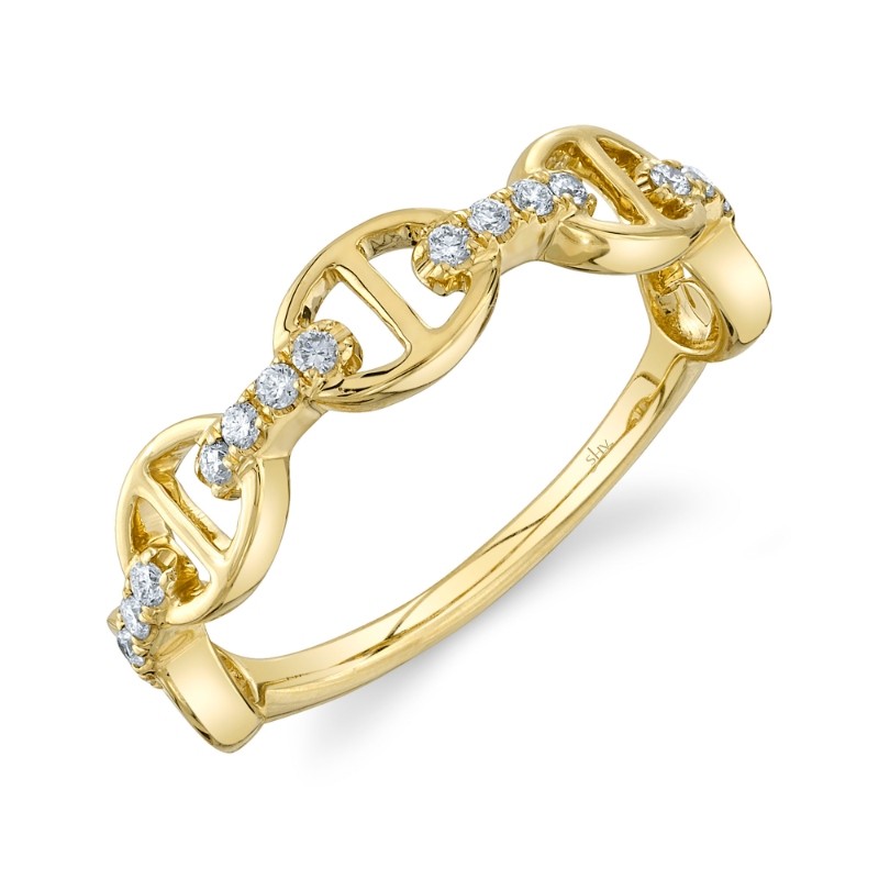 0.16Ct 14K Yellow Gold Diamond Lady's Ring