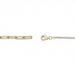 0.66Ct 14K Yellow Gold Diamond Paper Clip Link Bracelet