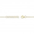 0.26Ct 14K Yellow Gold Diamond Bezel Bracelet