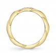 0.12Ct 14K Yellow Gold Diamond Twisted Band