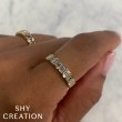 Shy Creation - Baguette Diamond Ring