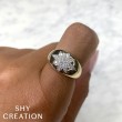 0.33Ct 14K Yellow Gold Diamond Star Ring
