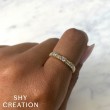 0.24Ct 14K Yellow Gold Diamond Ribbed Band