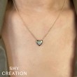 0.04Ct 14K Yellow Gold Diamond Heart Necklace