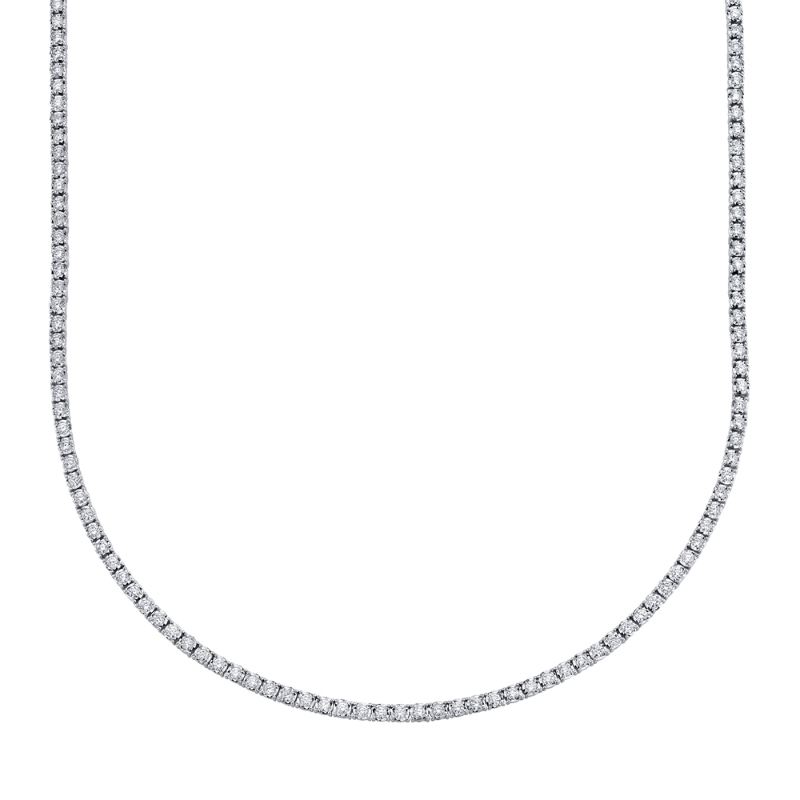 3.96Ct Diamond Tennis Necklace